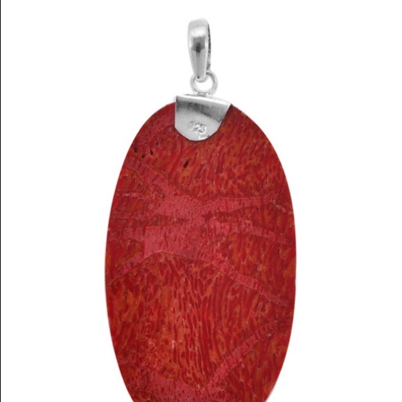 Sponge Coral Pendant in Sterling Silver - Picture 4 of 8